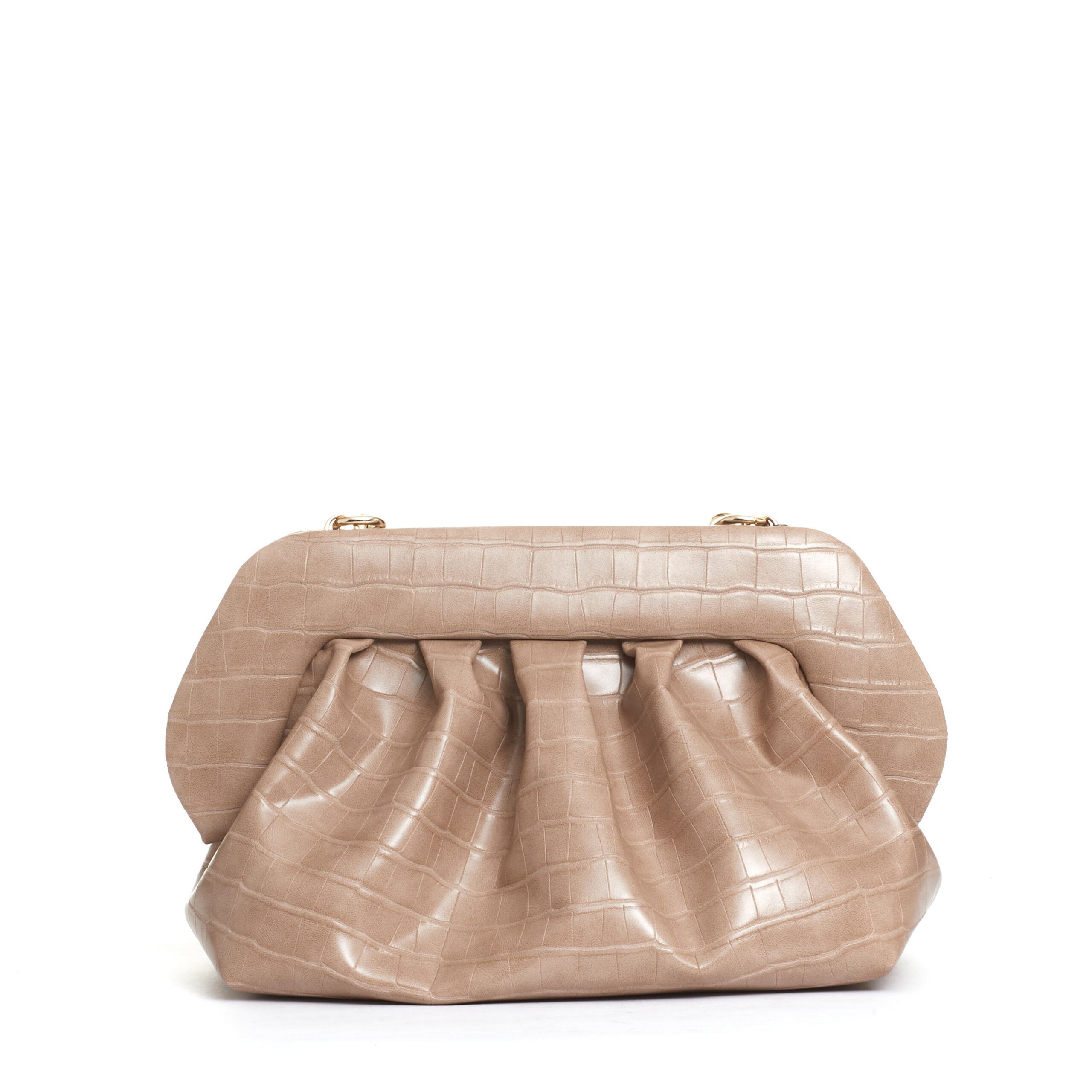 Themoirè-OUTLET-SALE-Clutches BEIGE-ARCHIVIST