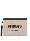 Versace-OUTLET-SALE-Clutches BEIGE-ARCHIVIST