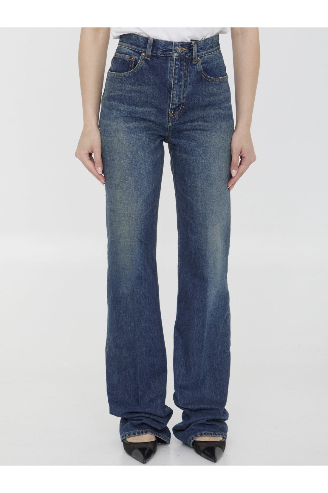 SAINT LAURENT-OUTLET-SALE-Clyde jeans-ARCHIVIST