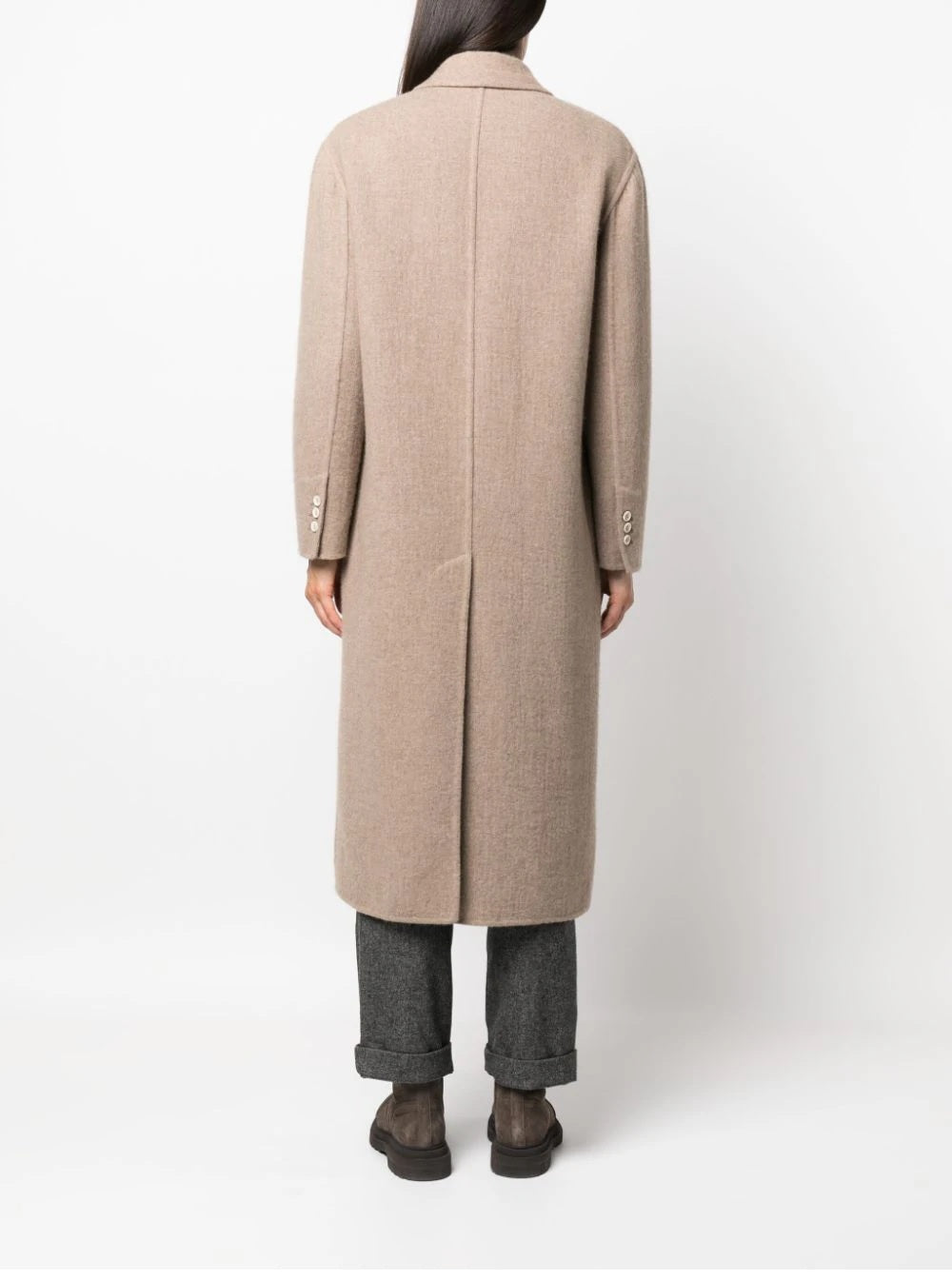 BRUNELLO CUCINELLI-OUTLET-SALE-Coat Beige-ARCHIVIST