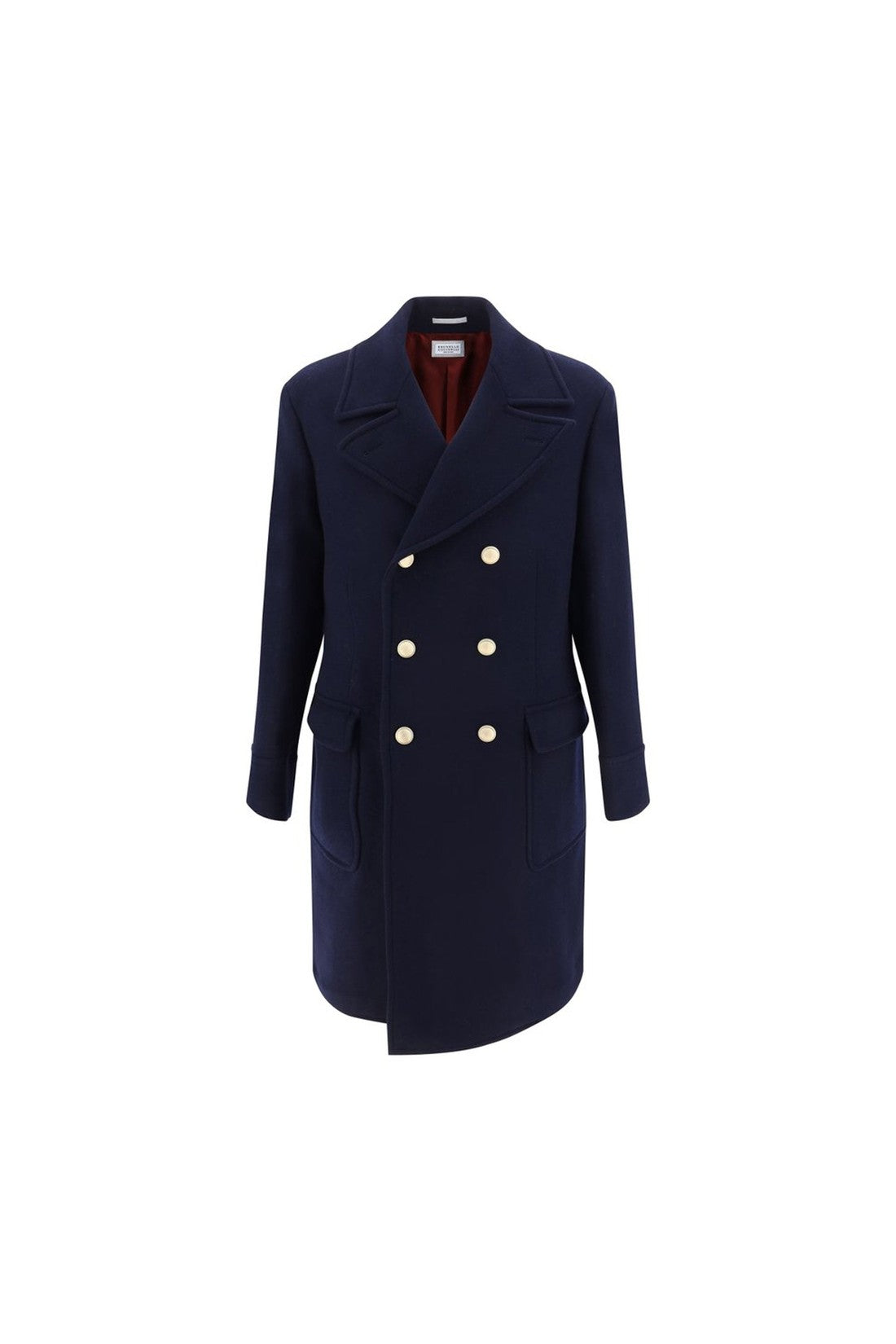 BRUNELLO CUCINELLI-OUTLET-SALE-Coat Blau-ARCHIVIST