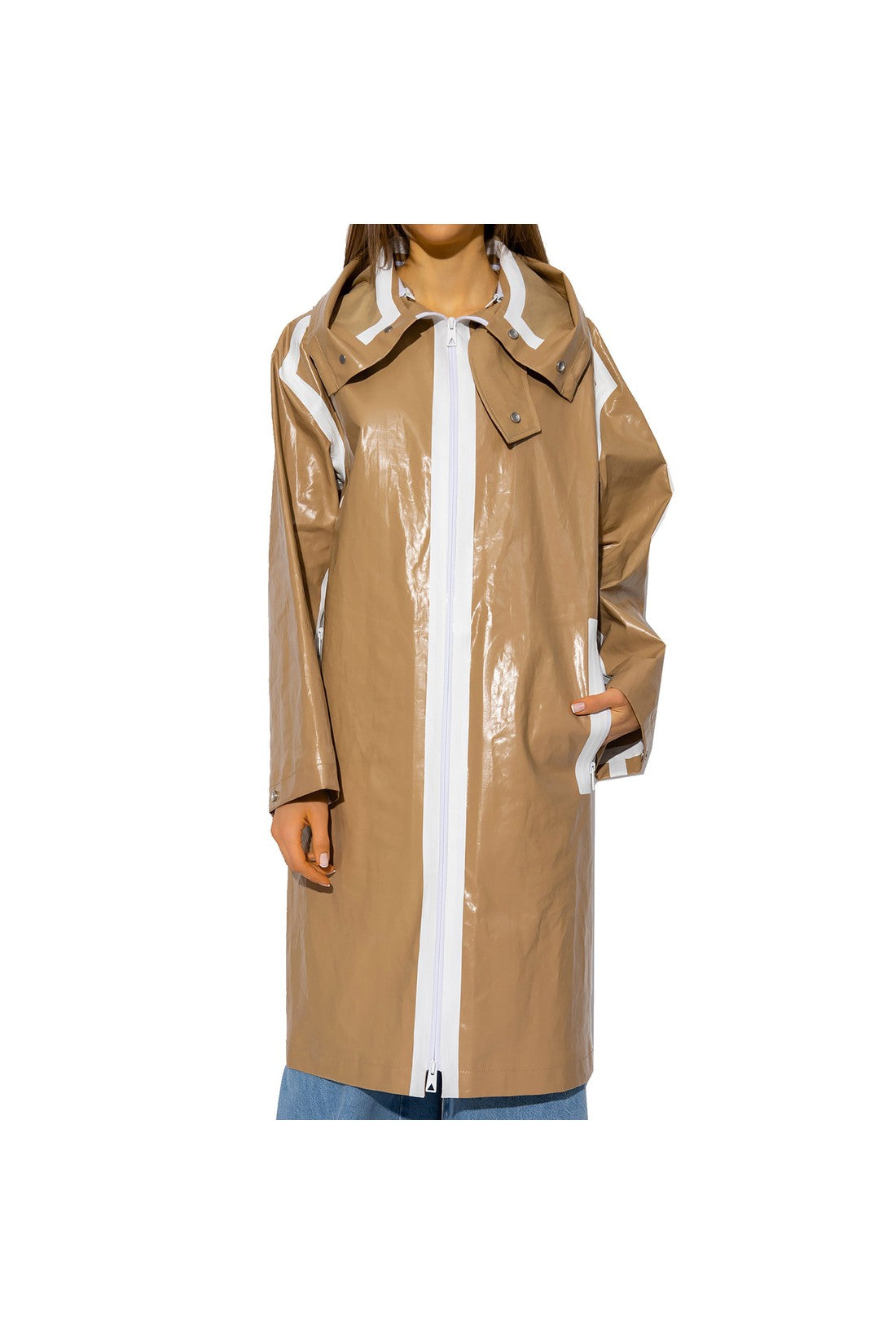 Bottega Veneta-OUTLET-SALE-Coat Braun-ARCHIVIST