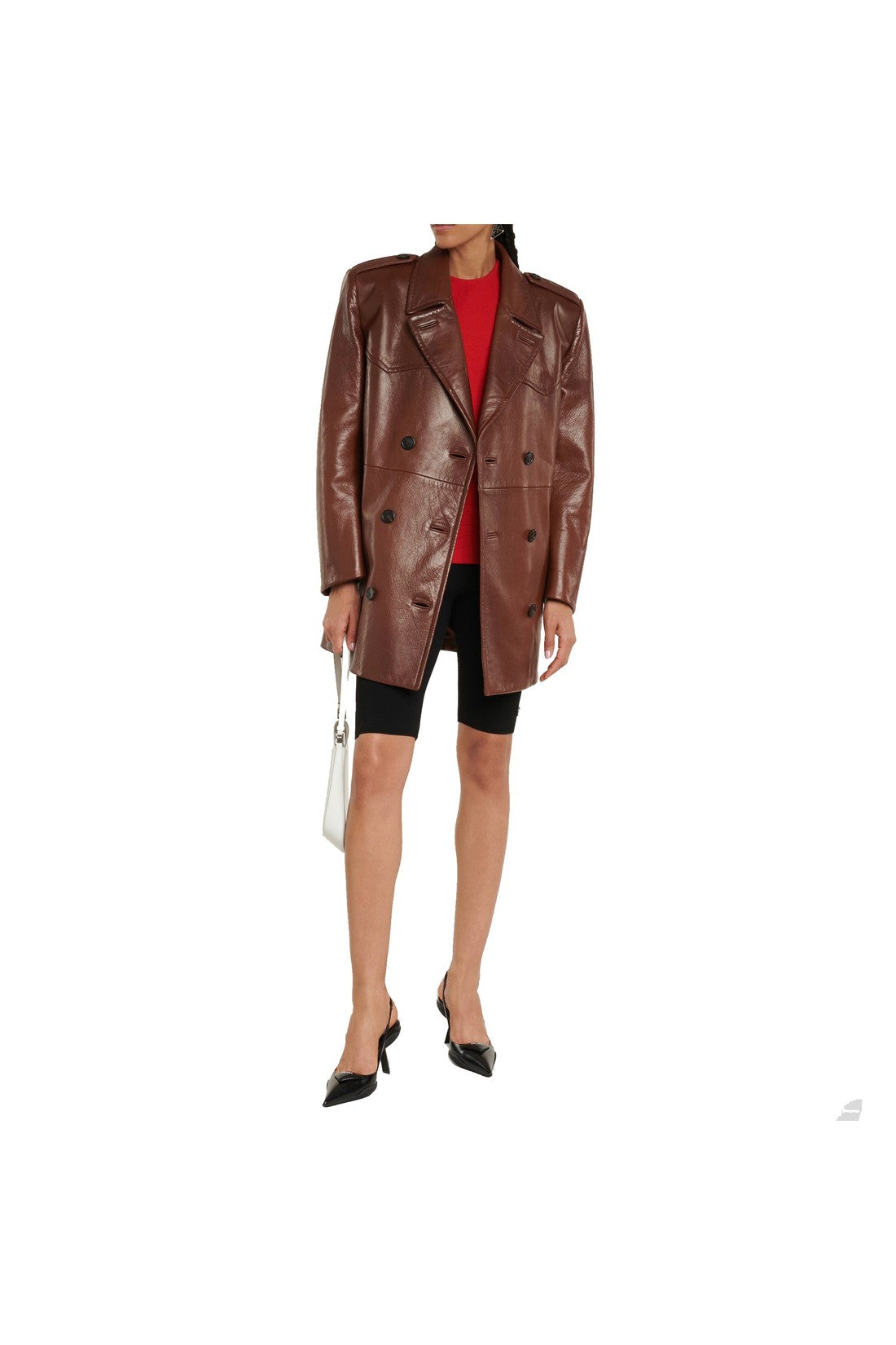 PRADA-OUTLET-SALE-Coat Braun-ARCHIVIST