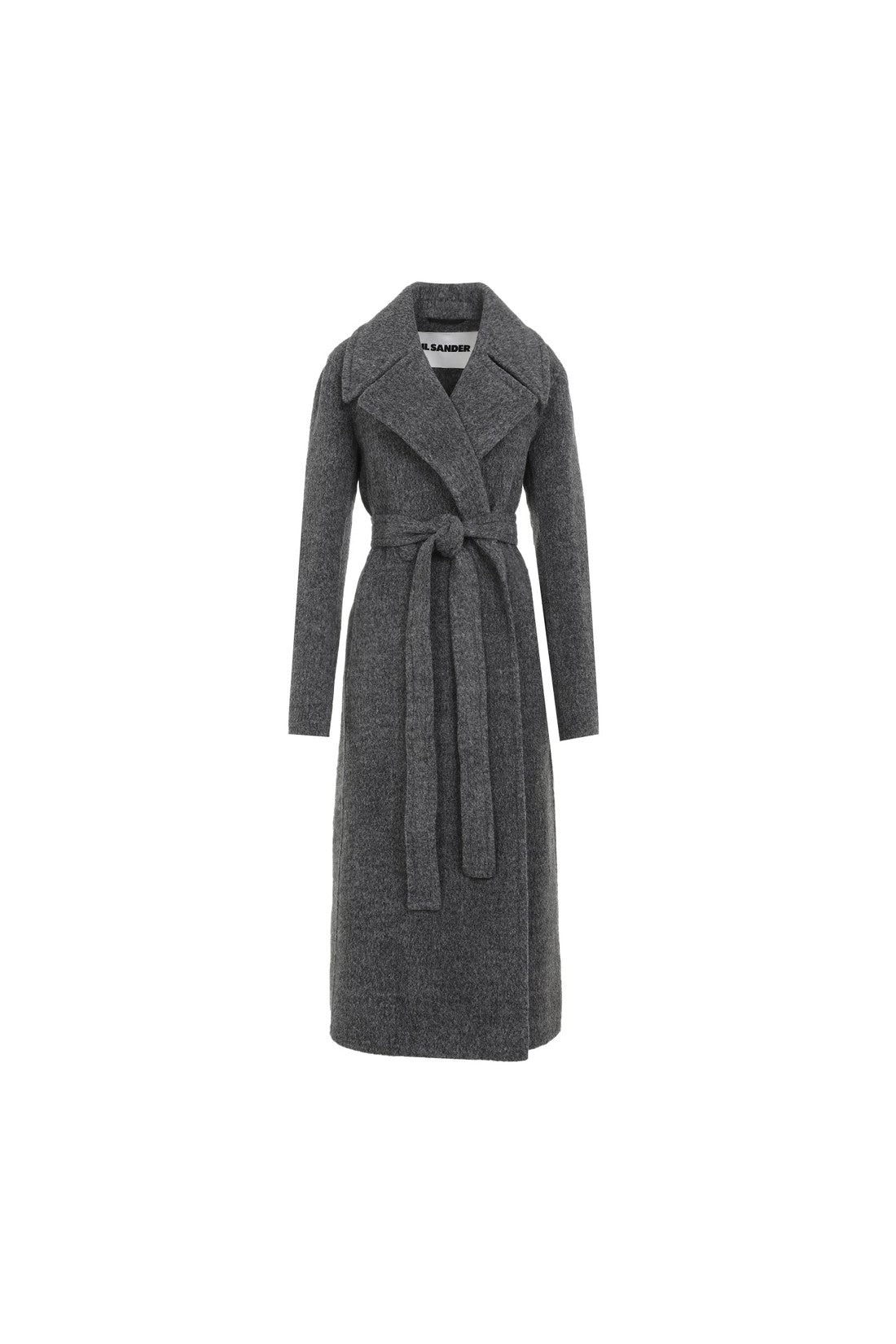 JIL SANDER-OUTLET-SALE-Coat Grau-ARCHIVIST