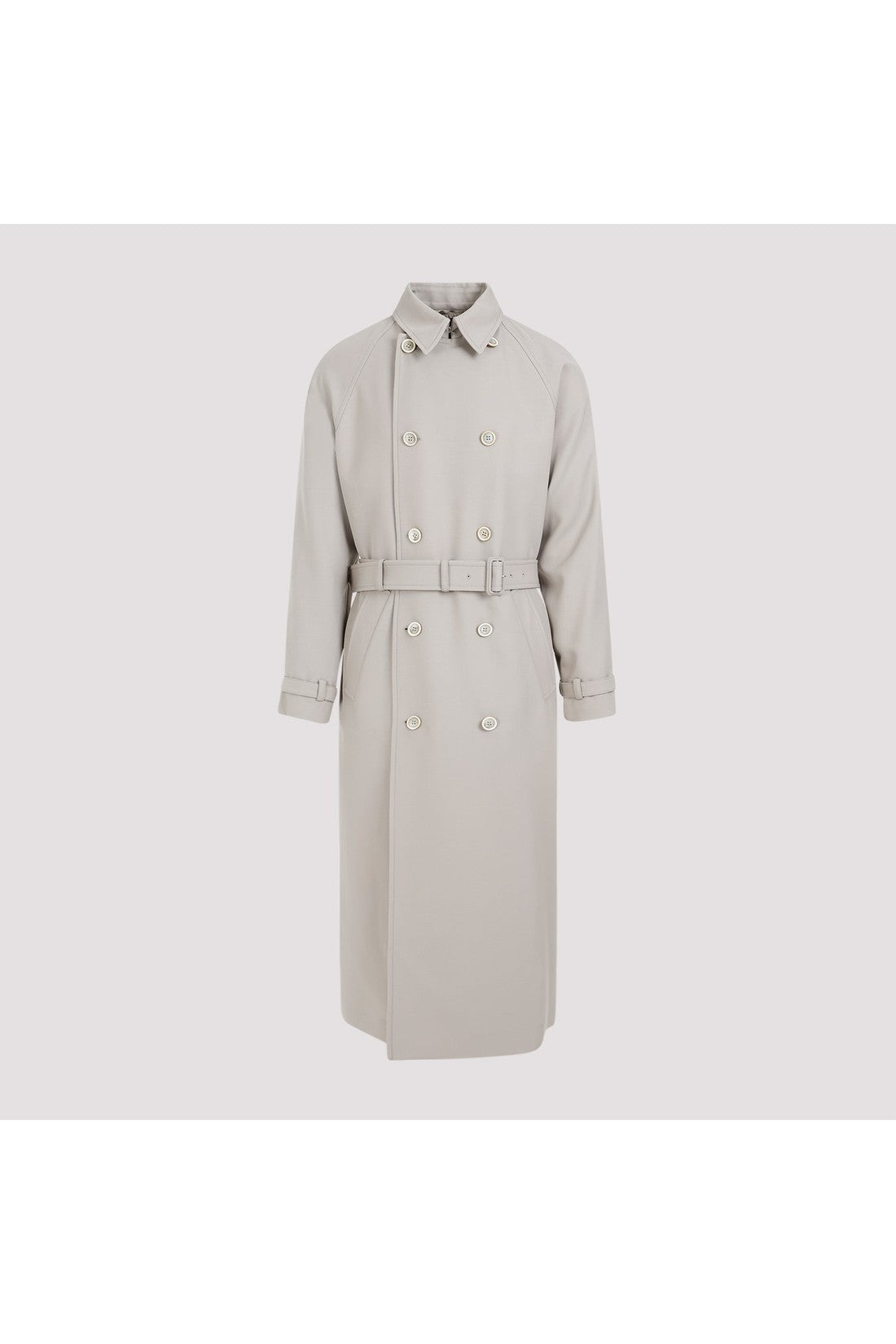 PRADA-OUTLET-SALE-Coat Grau-ARCHIVIST