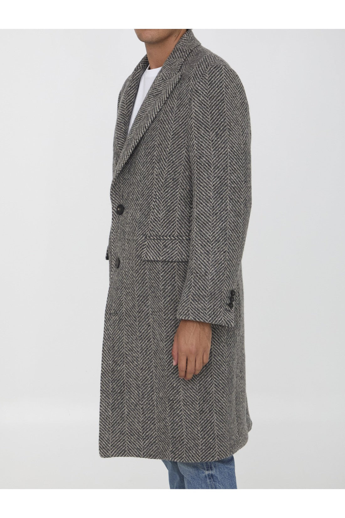 GOLDEN GOOSE-OUTLET-SALE-Coat in virgin wool-ARCHIVIST