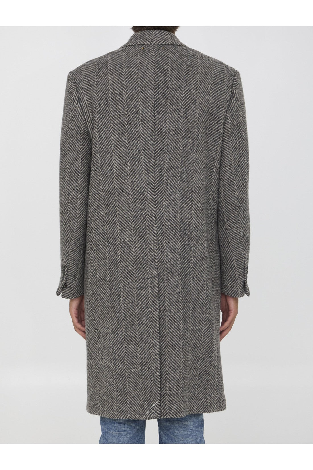 GOLDEN GOOSE-OUTLET-SALE-Coat in virgin wool-ARCHIVIST