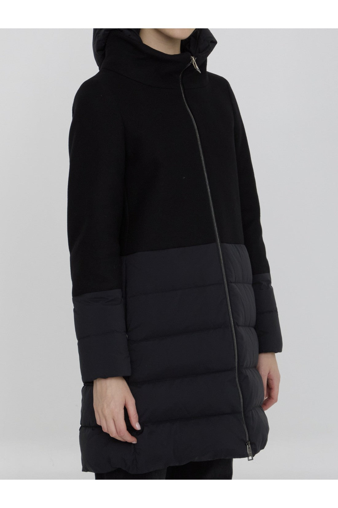 HERNO-OUTLET-SALE-Coat in wool and nylon-ARCHIVIST