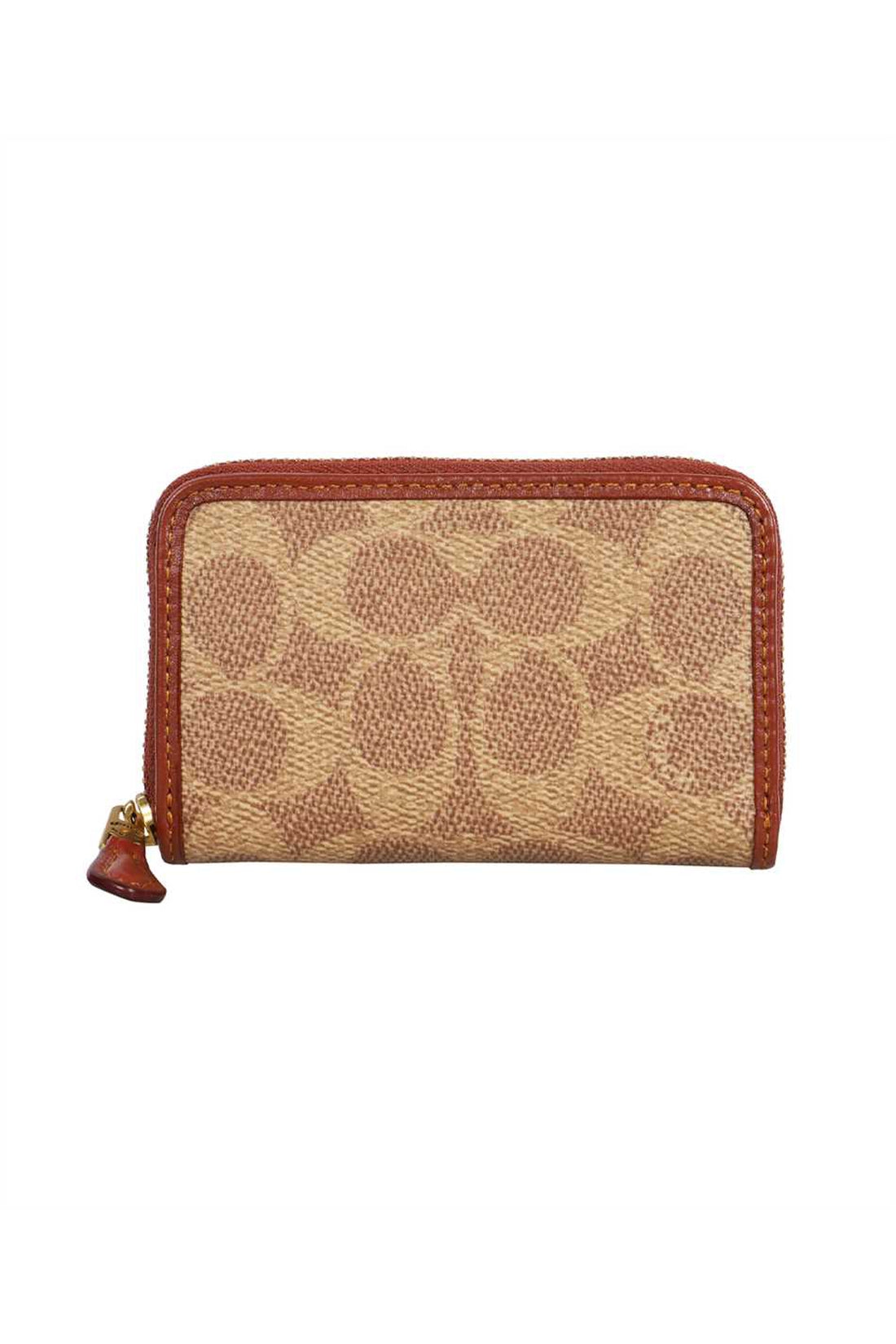 Coach-OUTLET-SALE-Coated canvas card holder-ARCHIVIST