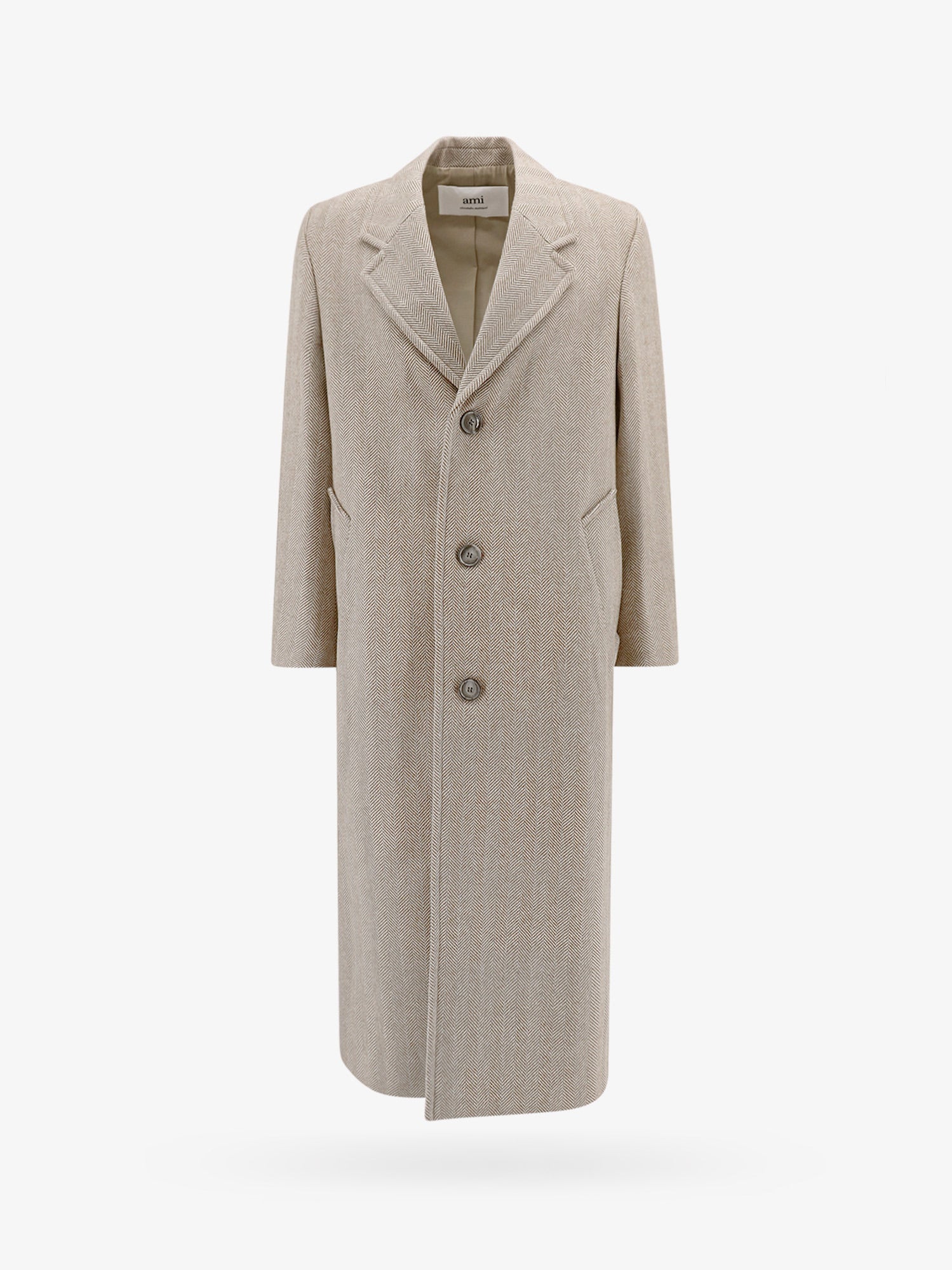 AMI-OUTLET-SALE-Coats BEIGE-ARCHIVIST