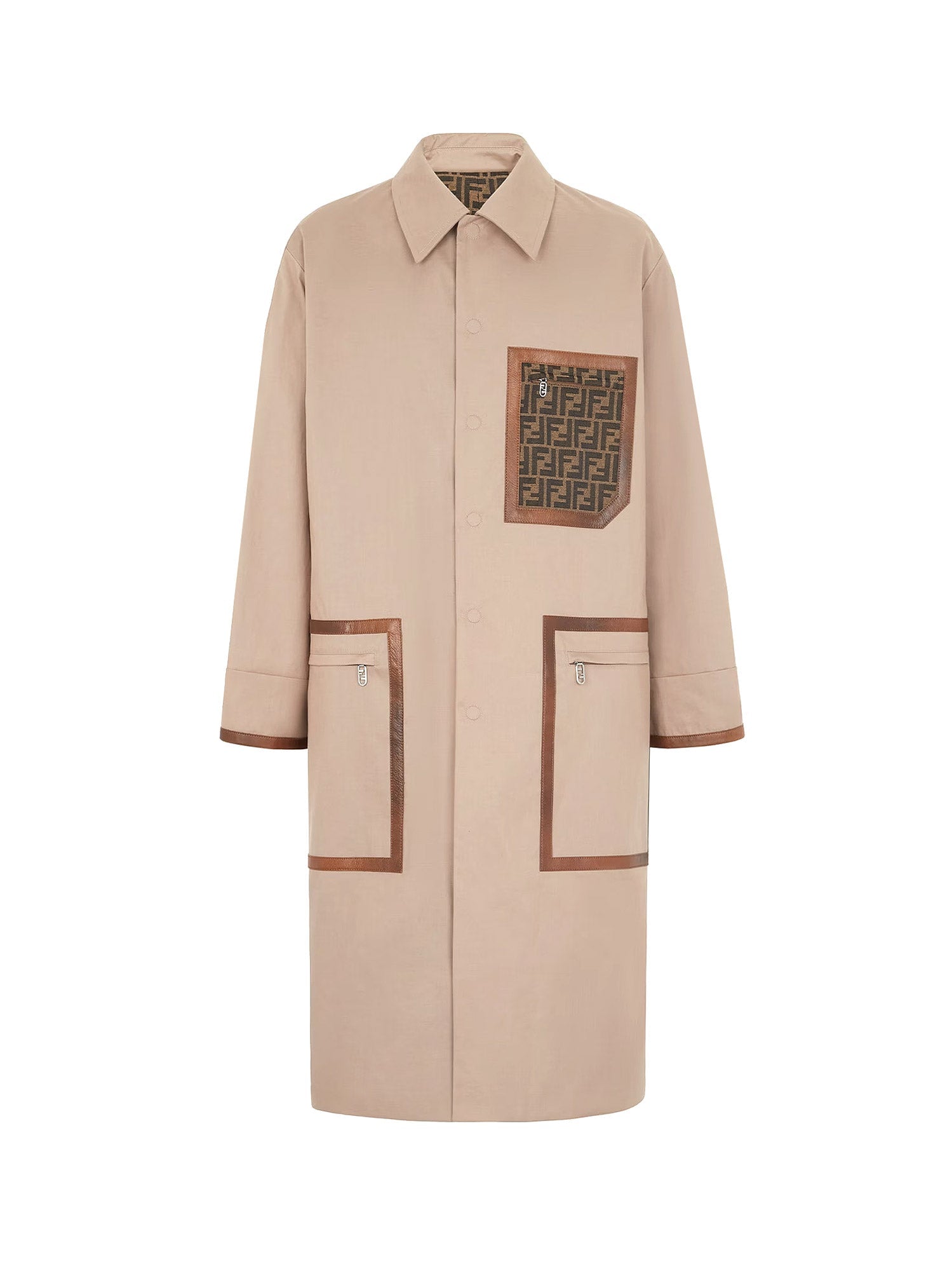 Fendi-OUTLET-SALE-Coats BEIGE-ARCHIVIST