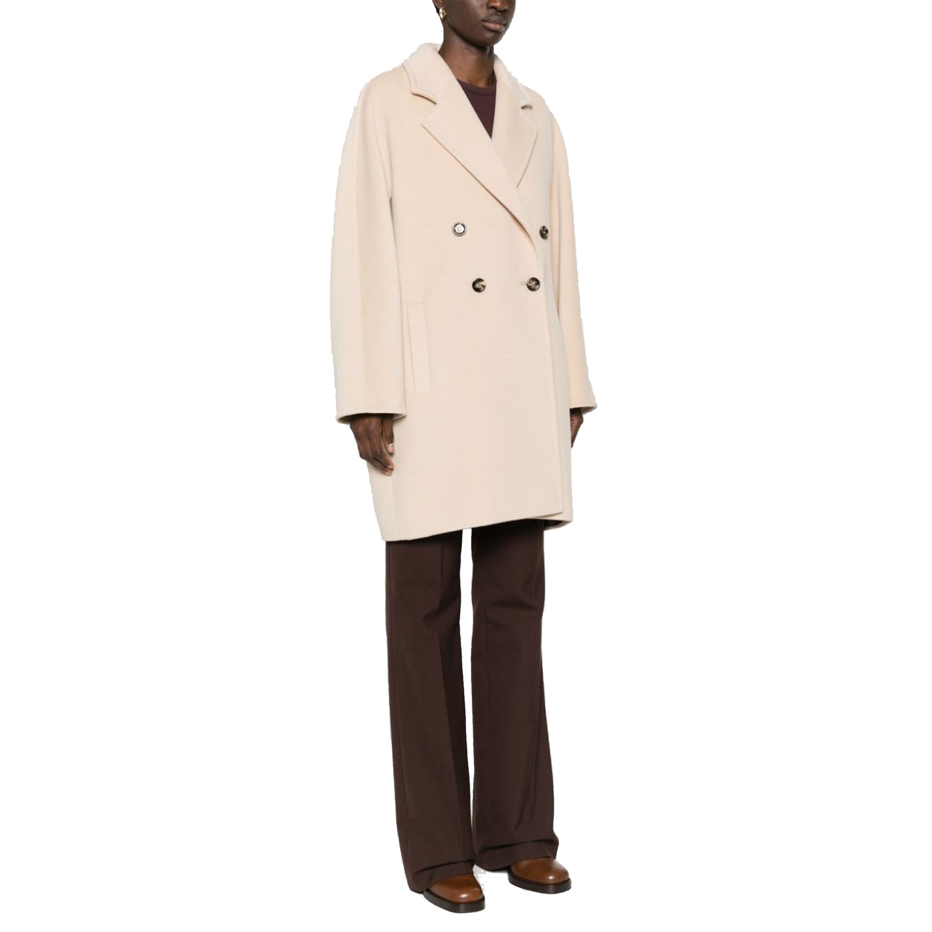 Max Mara-OUTLET-SALE-Coats BEIGE-ARCHIVIST