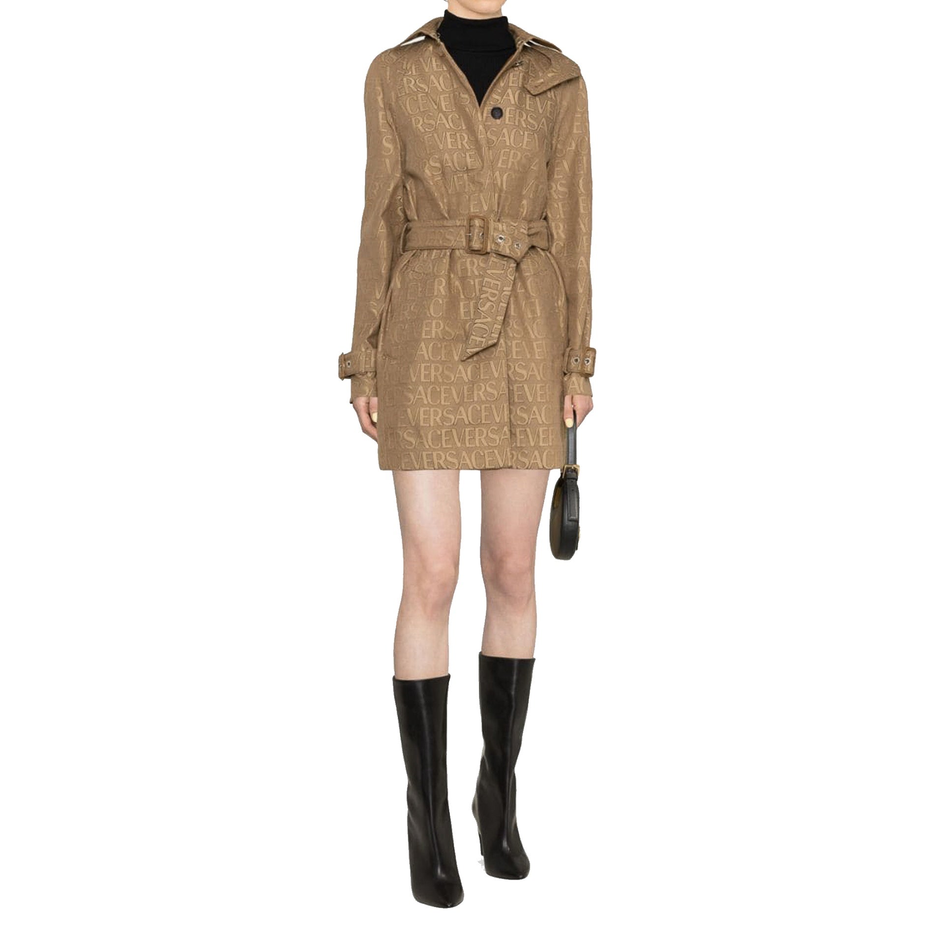 VERSACE-OUTLET-SALE-Coats BEIGE-ARCHIVIST