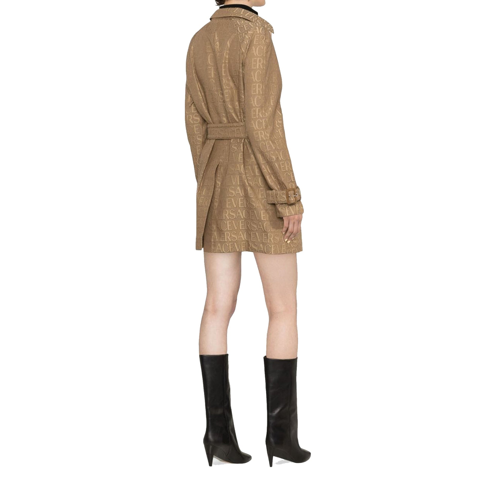 VERSACE-OUTLET-SALE-Coats BEIGE-ARCHIVIST