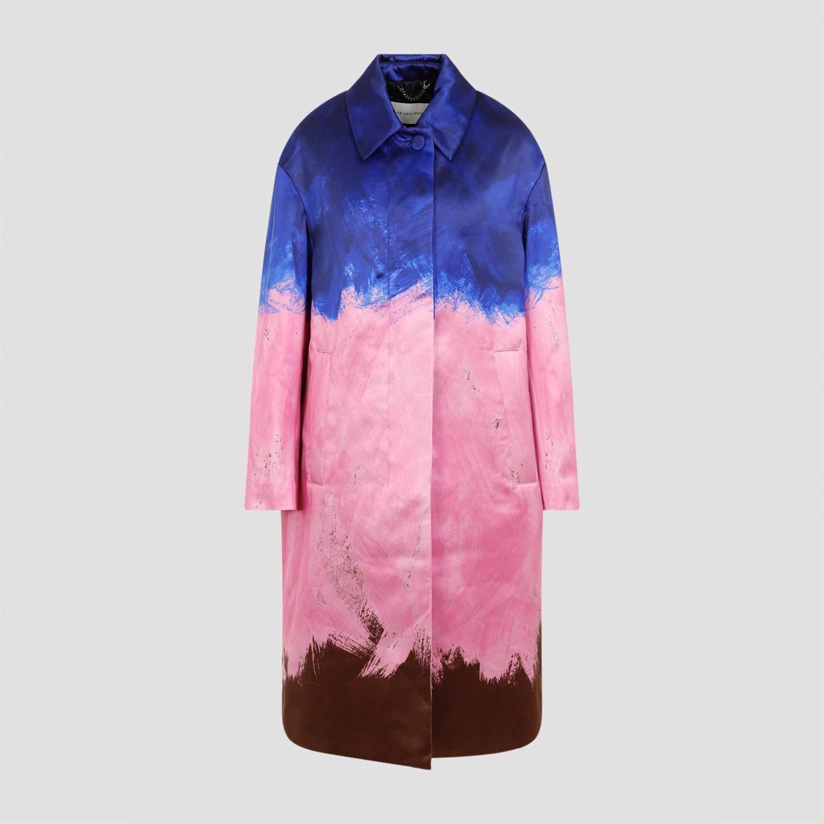 DRIES VAN NOTEN-OUTLET-SALE-Coats BLAU-ARCHIVIST