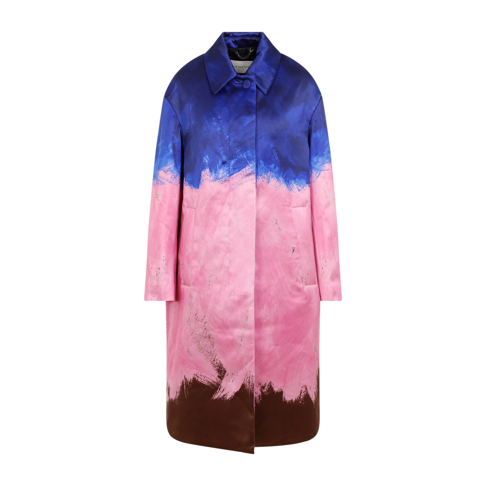 DRIES VAN NOTEN-OUTLET-SALE-Coats BLAU-ARCHIVIST