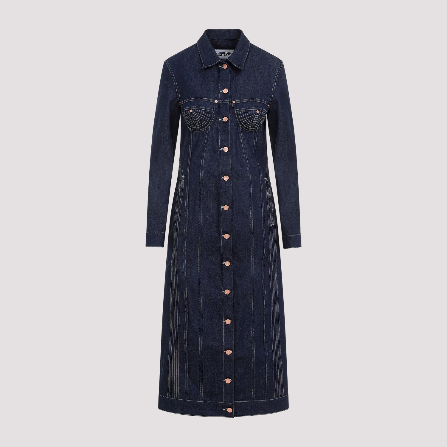 JEAN PAUL GAULTIER-OUTLET-SALE-Coats BLAU-ARCHIVIST