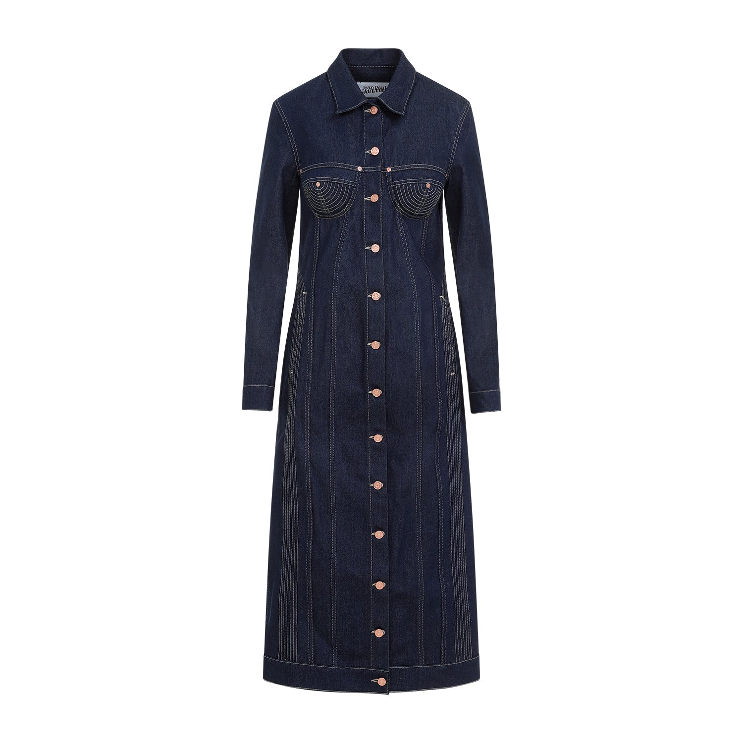 JEAN PAUL GAULTIER-OUTLET-SALE-Coats BLAU-ARCHIVIST