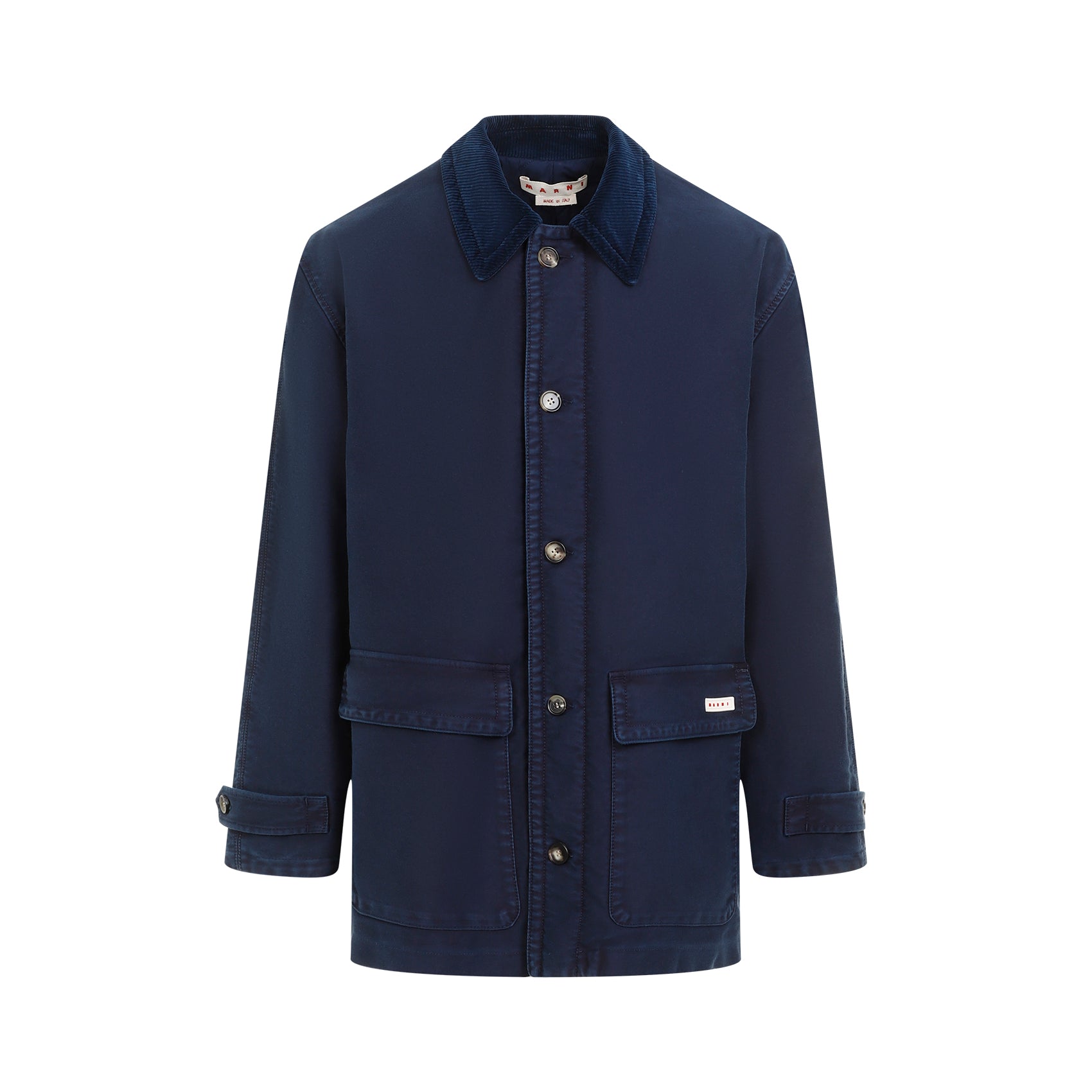 MARNI-OUTLET-SALE-Coats BLAU-ARCHIVIST