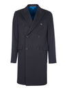 PAUL SMITH-OUTLET-SALE-Coats BLAU-ARCHIVIST