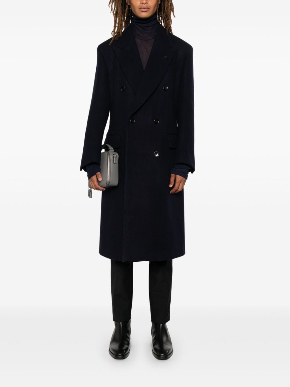 TOM FORD-OUTLET-SALE-Coats BLAU-ARCHIVIST