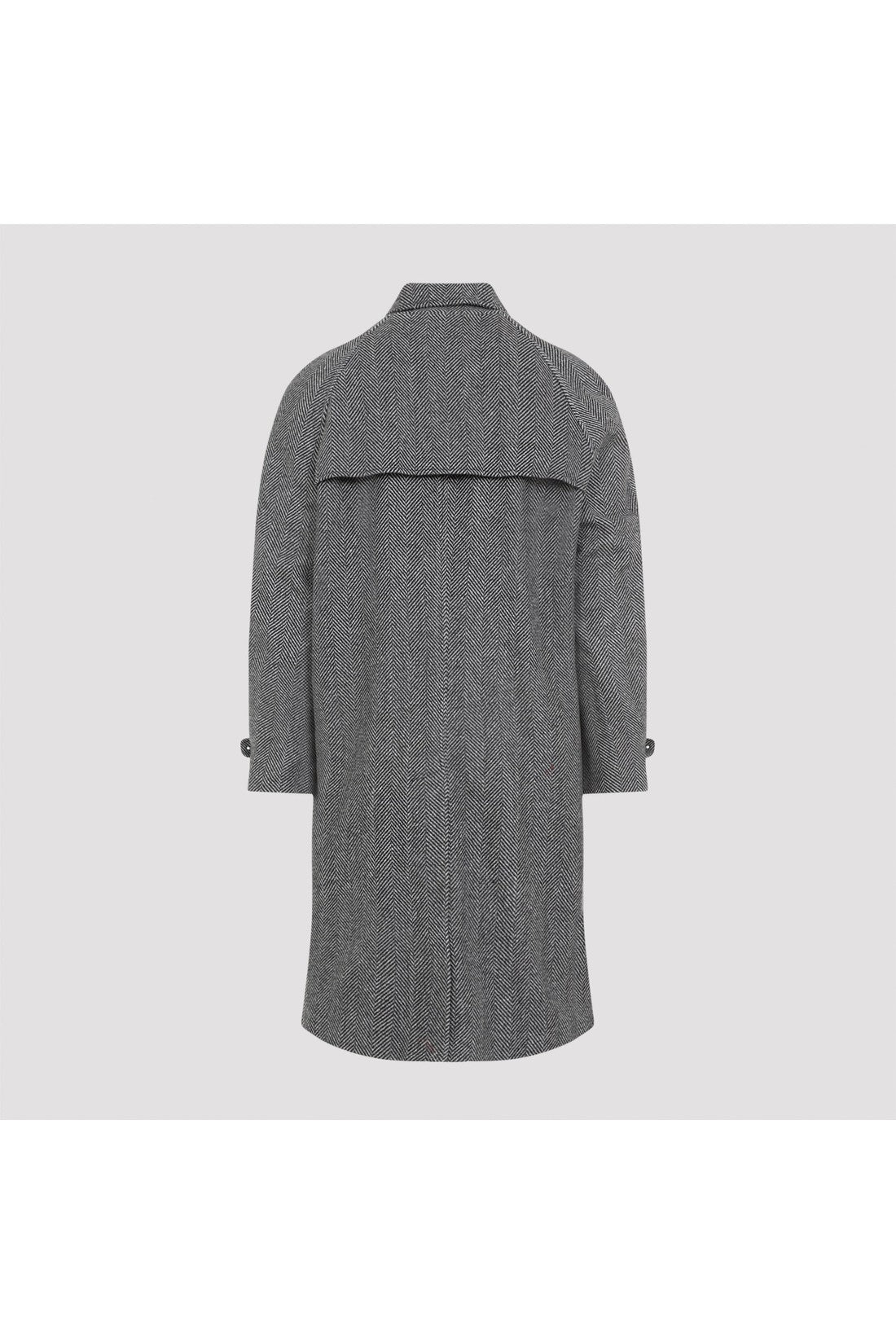 BRUNELLO CUCINELLI-OUTLET-SALE-Coats GRAU-ARCHIVIST