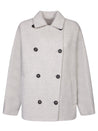 Brunello Cucinelli-OUTLET-SALE-Coats GRAU-ARCHIVIST