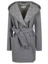 TORY BURCH-OUTLET-SALE-Coats GRAU-ARCHIVIST