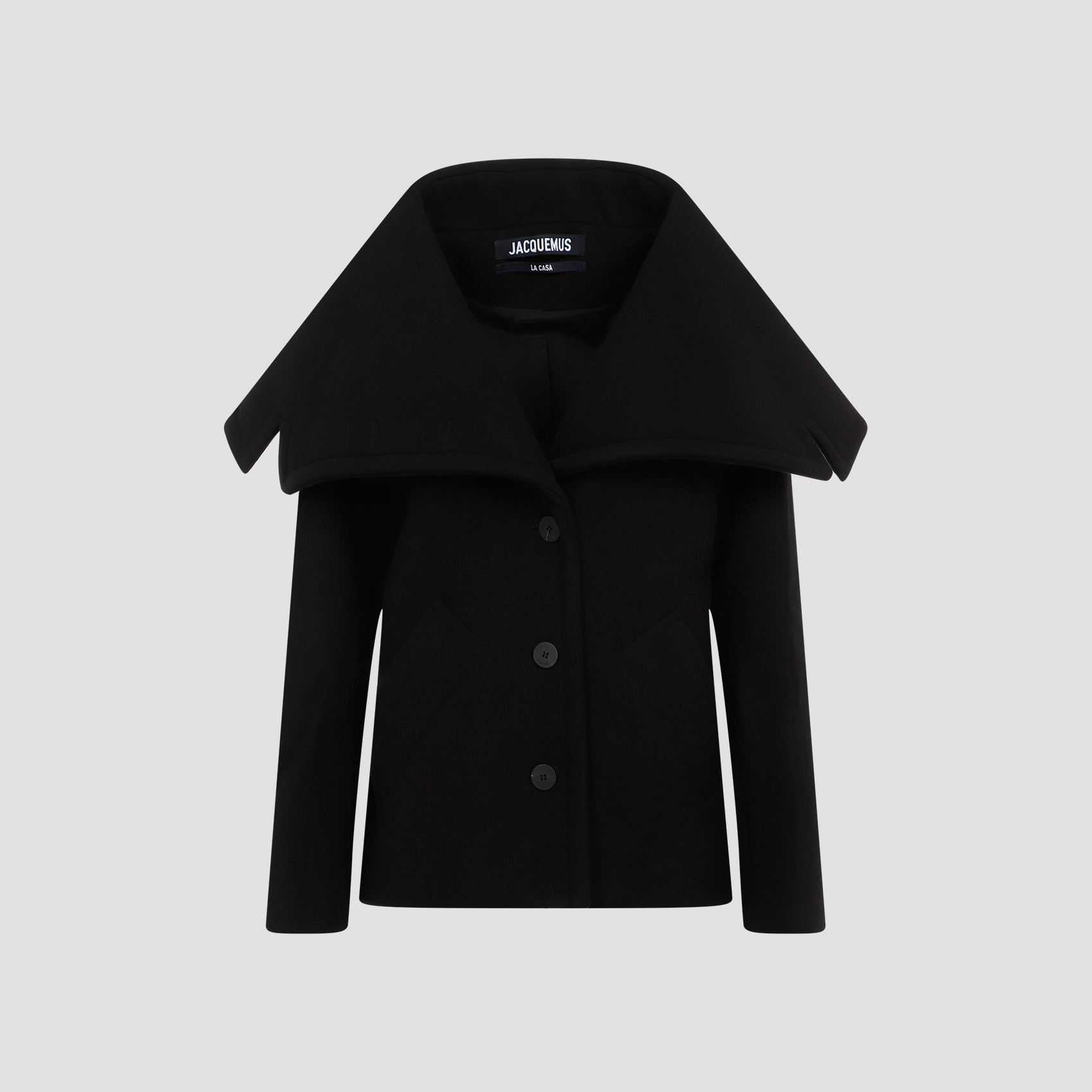 JACQUEMUS-OUTLET-SALE-Coats SCHWARZ-ARCHIVIST