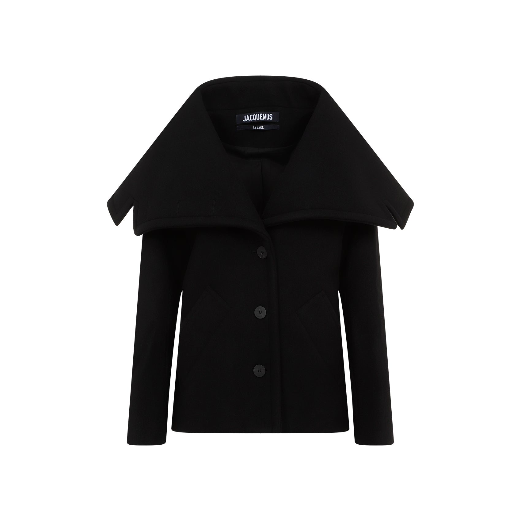 JACQUEMUS-OUTLET-SALE-Coats SCHWARZ-ARCHIVIST