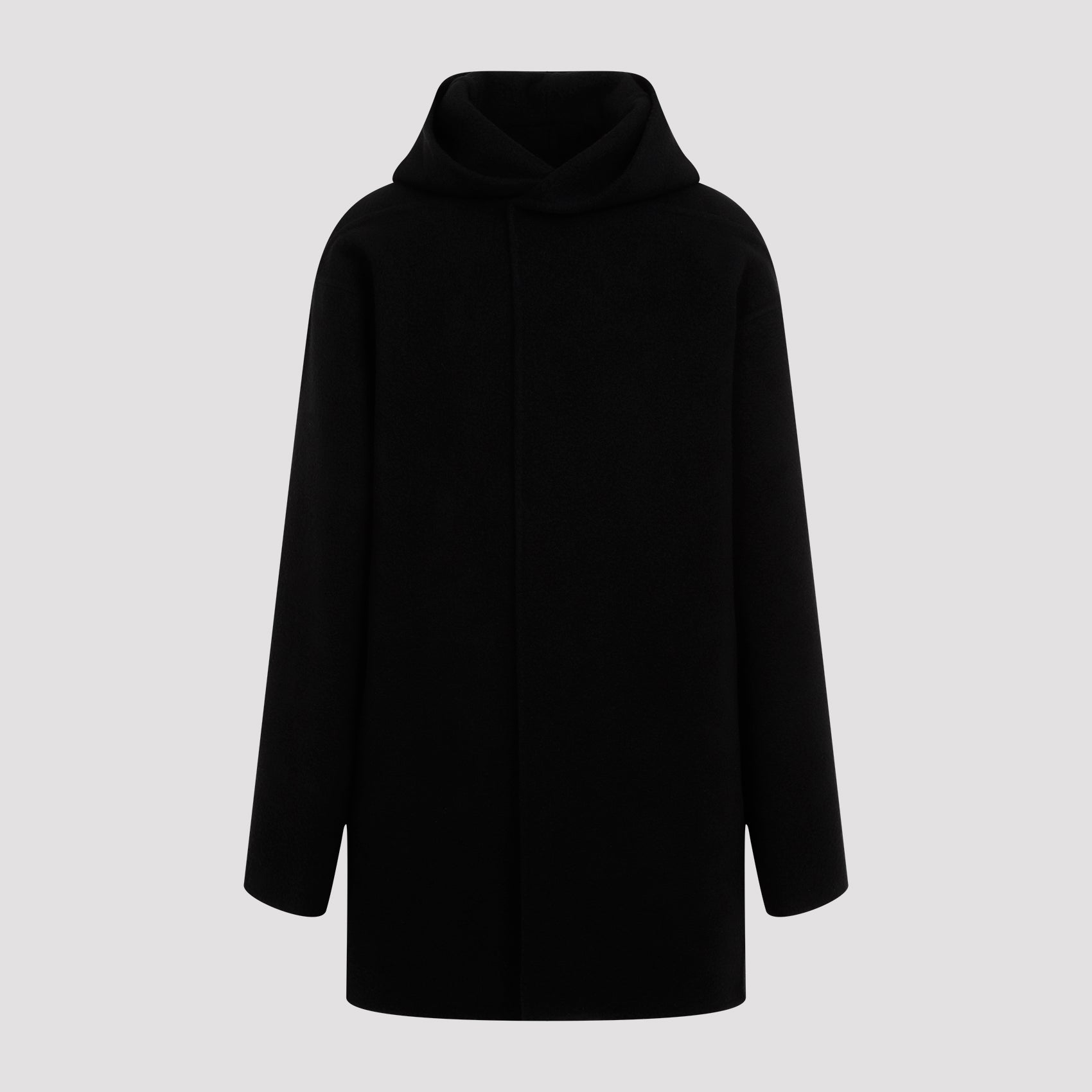 RICK OWENS-OUTLET-SALE-Coats SCHWARZ-ARCHIVIST