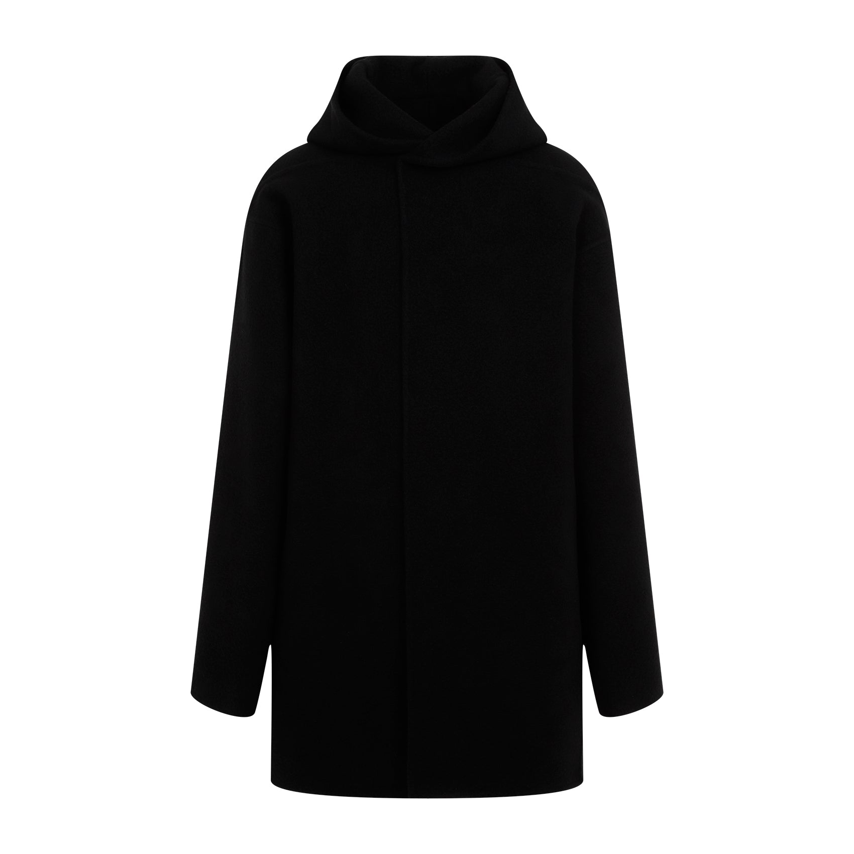 RICK OWENS-OUTLET-SALE-Coats SCHWARZ-ARCHIVIST