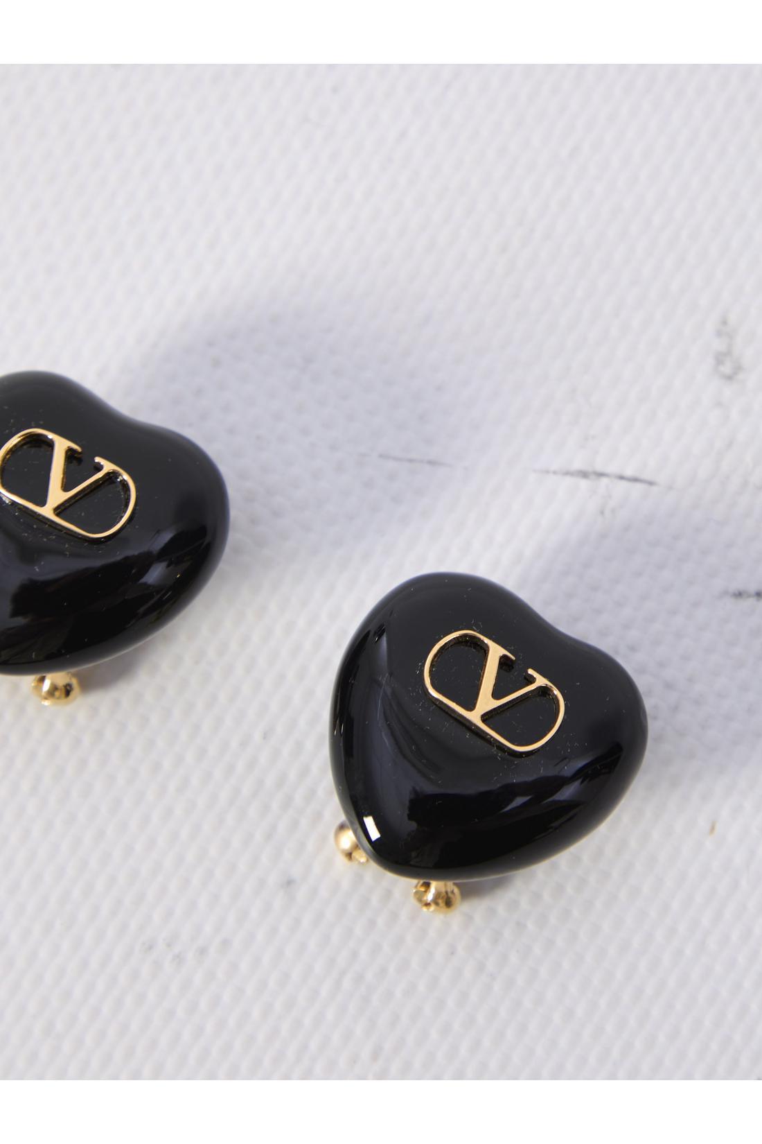 Valentino Garavani-OUTLET-SALE-Coeur Royal earrings-ARCHIVIST