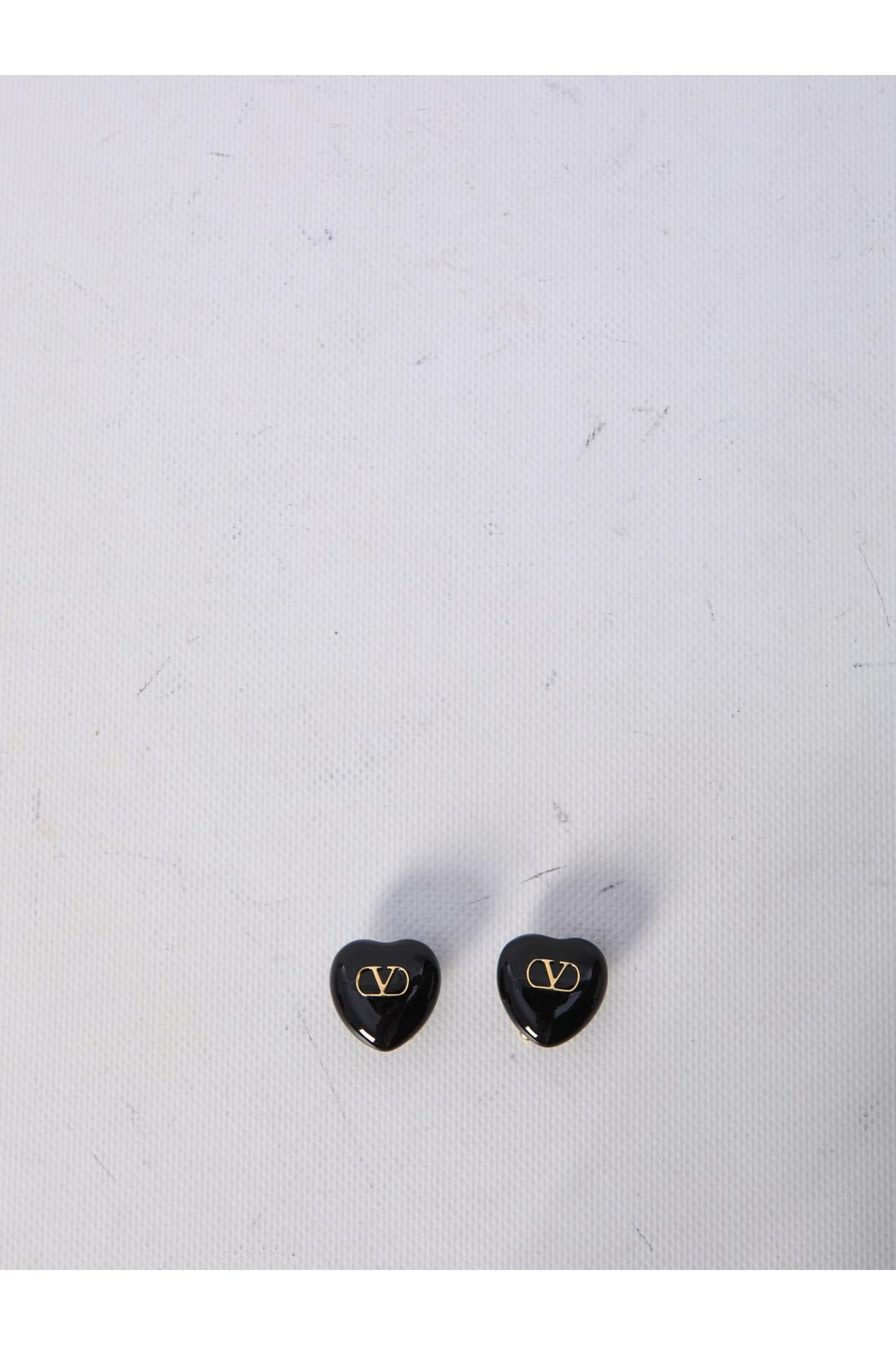 Valentino Garavani-OUTLET-SALE-Coeur Royal earrings-ARCHIVIST