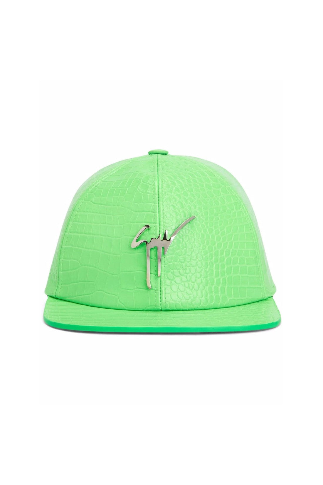 Giuseppe Zanotti-OUTLET-SALE-Cohen Signature Logo Leather Baseball Cap-ARCHIVIST