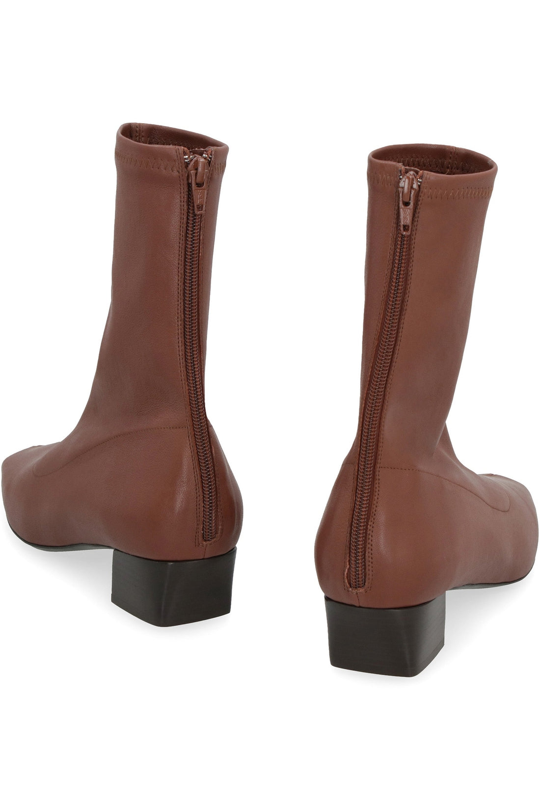 BY FAR-OUTLET-SALE-Colette leather ankle boots-ARCHIVIST