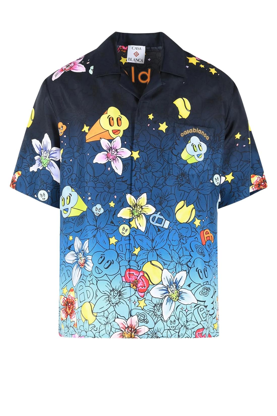 Casablanca-OUTLET-SALE-Collage d'Icones shirt-ARCHIVIST