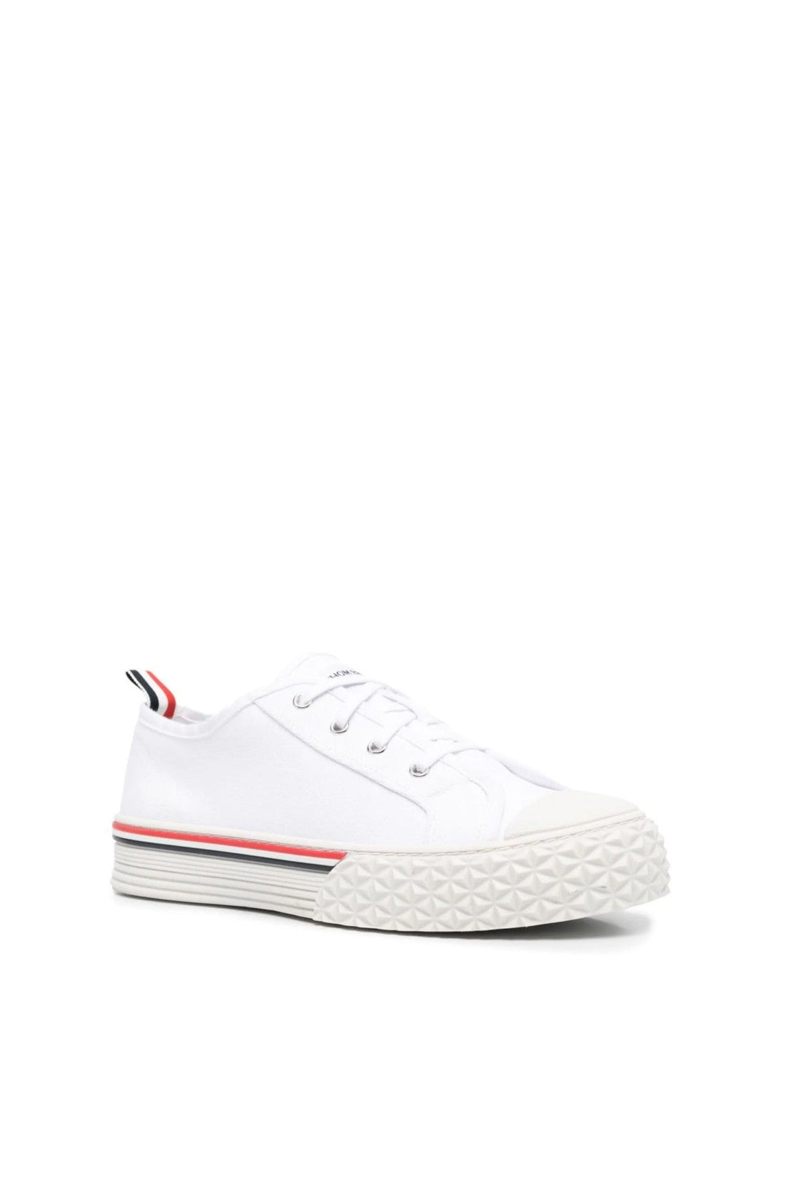 Thom Browne-OUTLET-SALE-Collegiate Low Top Sneakers-ARCHIVIST