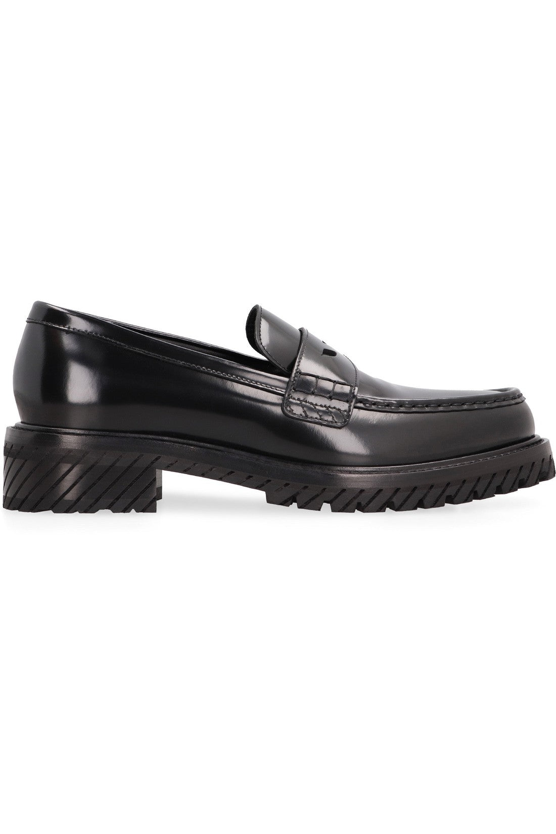 Off-White-OUTLET-SALE-Combat leather loafers-ARCHIVIST