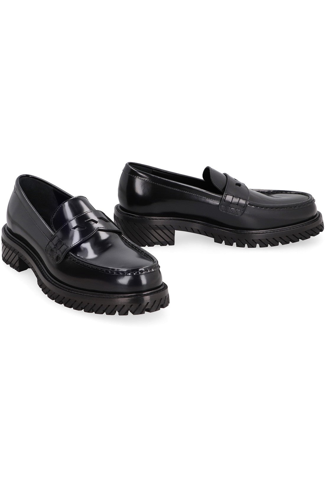 Off-White-OUTLET-SALE-Combat leather loafers-ARCHIVIST