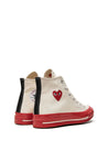 Comme des Garcons-OUTLET-SALE-Comme des GarÃ§ons PLAY x Converse Chuck 70 Hi Sneakers-ARCHIVIST