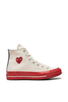 Comme des Garcons-OUTLET-SALE-Comme des GarÃ§ons PLAY x Converse Chuck 70 Hi Sneakers-ARCHIVIST