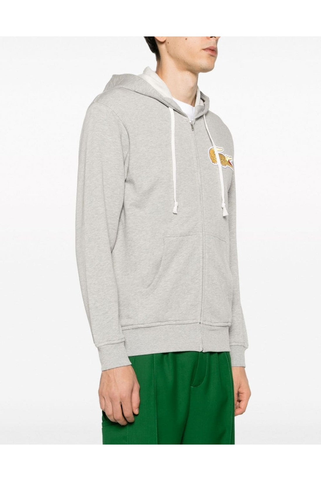 Comme des Garcons-OUTLET-SALE-Comme des GarÃ§ons x Lacoste Logo Hoodie-ARCHIVIST