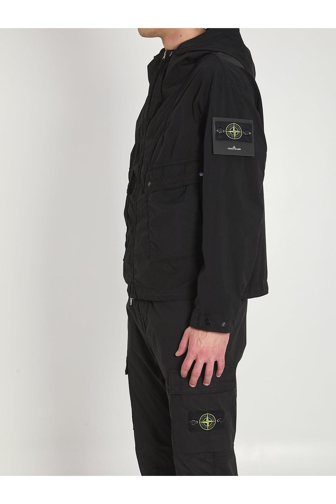 Stone Island-OUTLET-SALE-Compact Touch Poly-TC lightweight jacket-ARCHIVIST