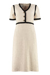 Gucci-OUTLET-SALE-Contrast trim tweed dress-ARCHIVIST