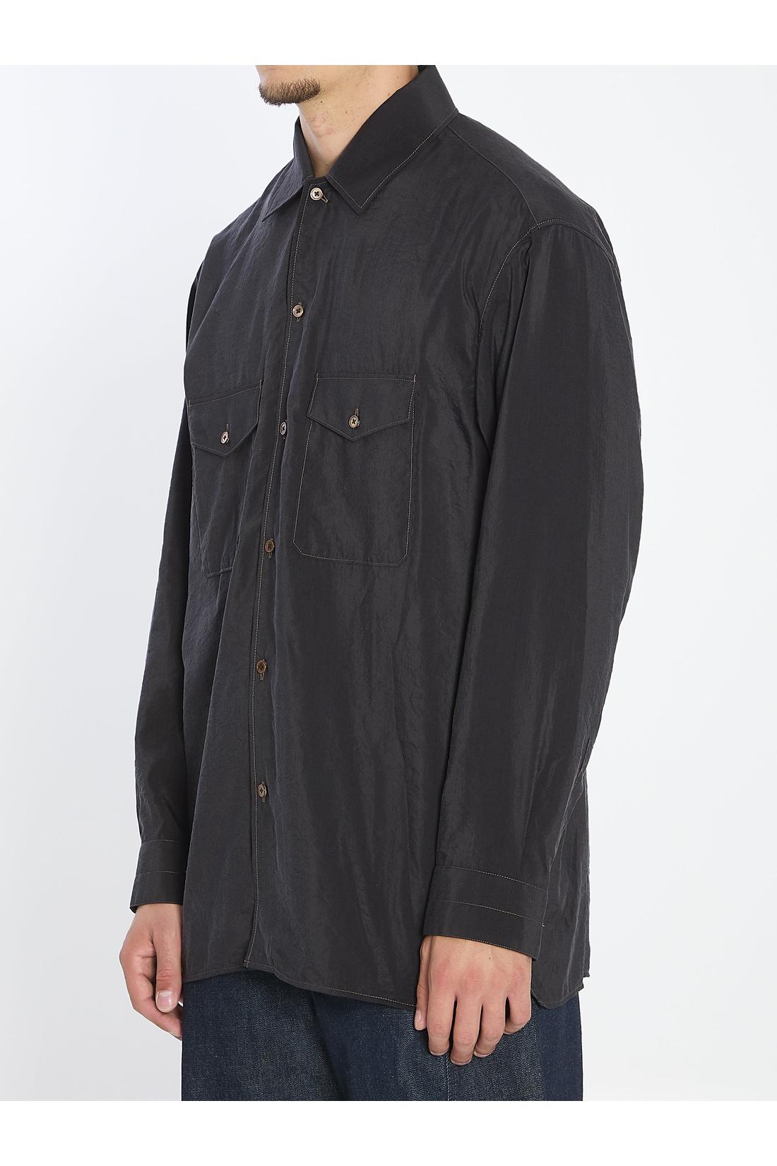 Lemaire-OUTLET-SALE-Convertible collar shirt-ARCHIVIST