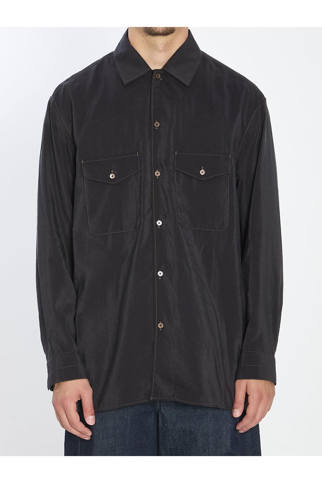 Lemaire-OUTLET-SALE-Convertible collar shirt-ARCHIVIST