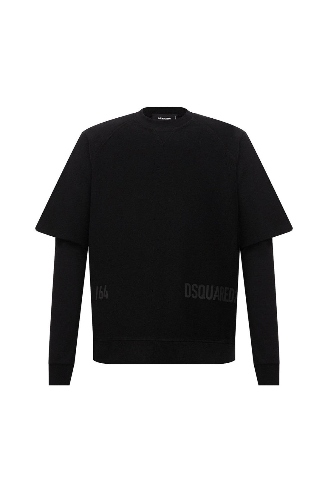 Dsquared2-OUTLET-SALE-Cool Fit Double Layer Logo Sweatshirt-ARCHIVIST