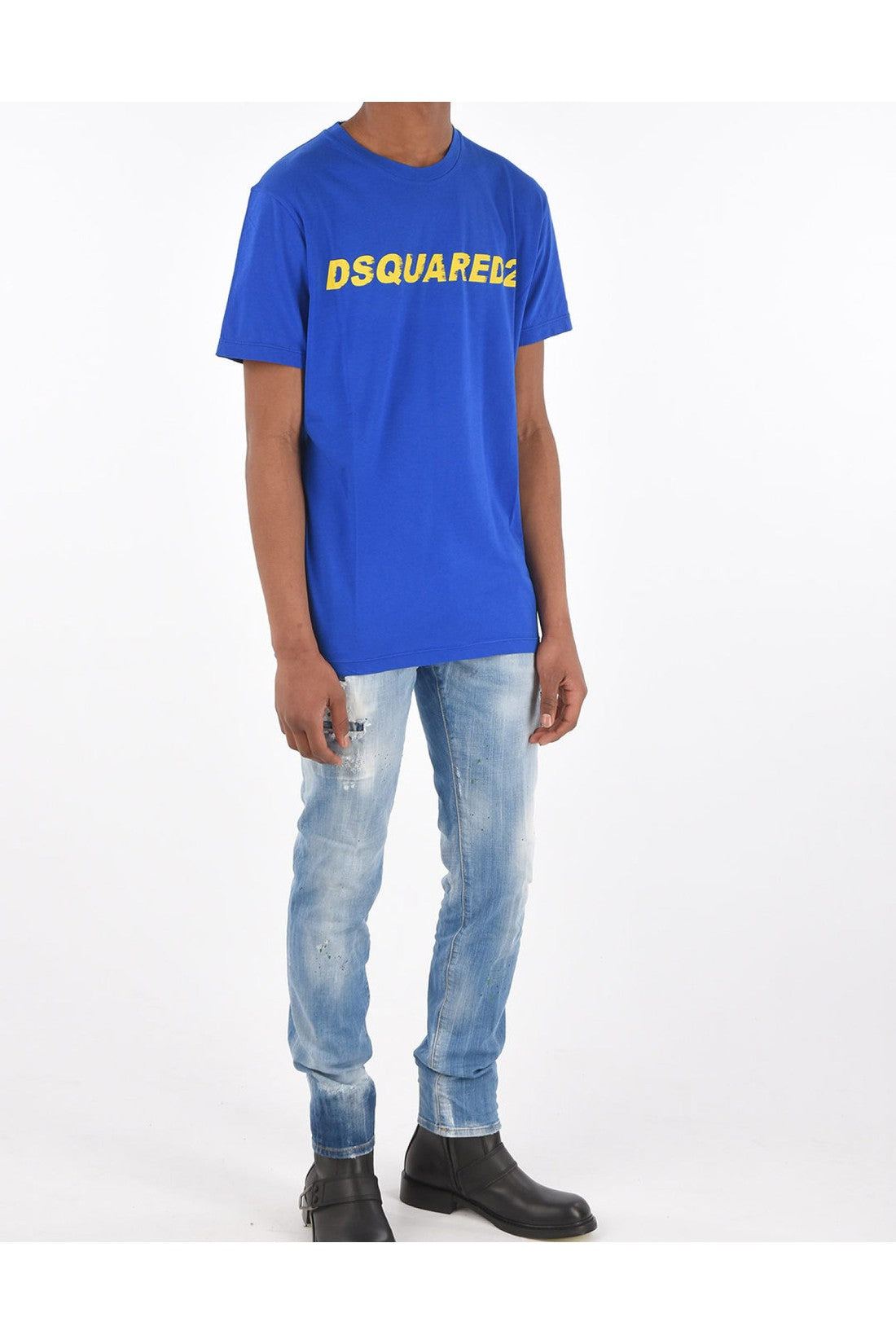 Dsquared2-OUTLET-SALE-Cool Fit Logo Printed T-Shirt-ARCHIVIST