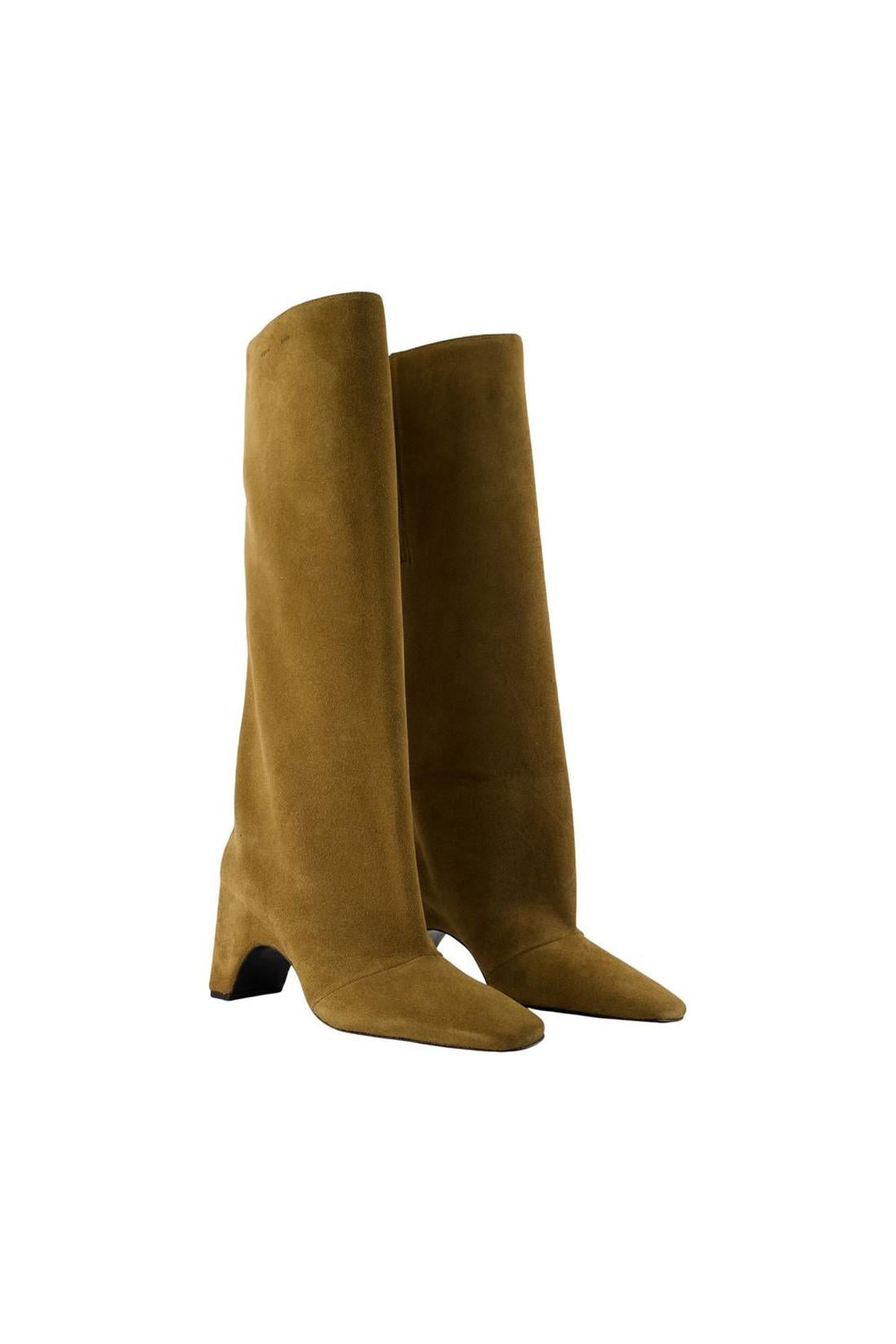 Bridge Stiefel - Coperni - Leder - Khaki-schuhe / stiefel-Coperni-ARCHIVIST